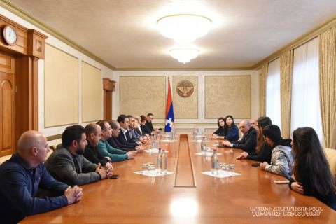 Հանդիպում Ուկրաինայից ժամանած մի խումբ հայ գործարարների հետ