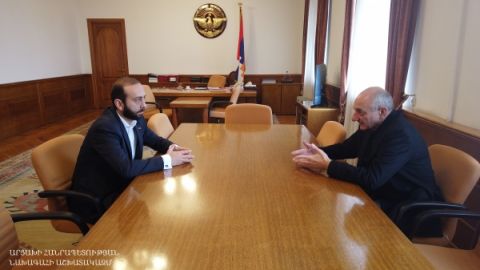 Meeting with chairman of the Armenian National Assembly Ararat Mirzoyan
