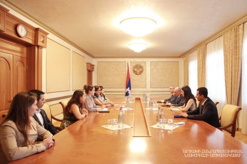 President Bako Sahakyan received a group of American students of Armenian origin doing the Armenian Assembly of America (AAA) summer internship program