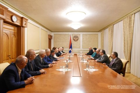 Meeting with the delegation of the Armenian Union of Russia