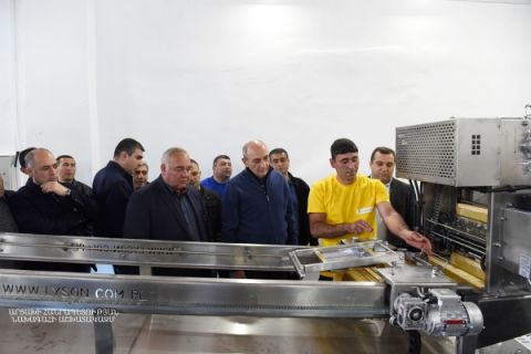 Visit to the honey processing and packaging plant in the Vank village