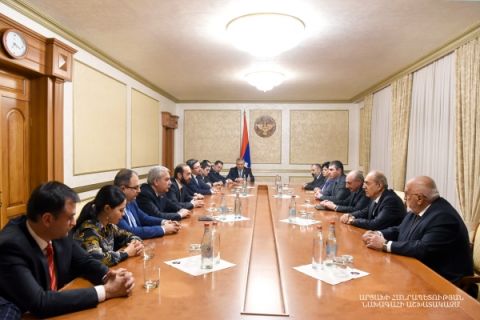 Meeting with the delegation of the Armenian National Assembly