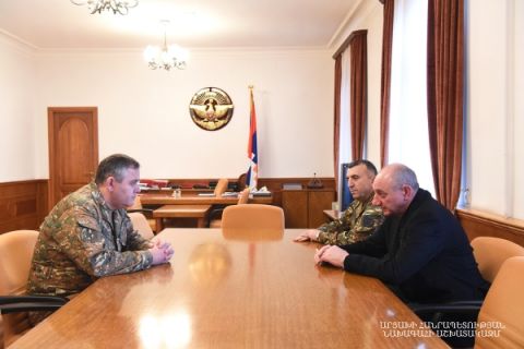 Meeting with head of the General Staff of the RA Armed Forces Artak Davtyan