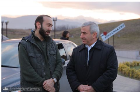 President of the Republic of Armenia National Assembly Ararat Mirzoyan and Delegation of the Inter-Parliamentary Cooperation Committee Arrived in Stepanakert