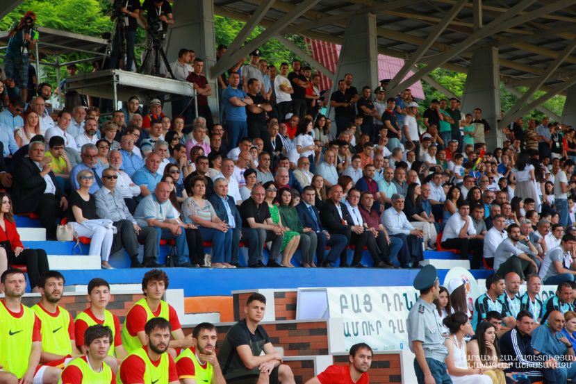 President Bako Sahakyan was present at the final of the Confederation of Independent Football Associations (CONIFA)
