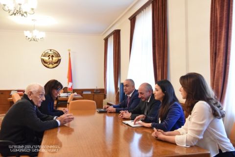 Встреча с членом Совета попечителей организации “Союз социального обеспечения армянских женщин” Мартой Менсоян
