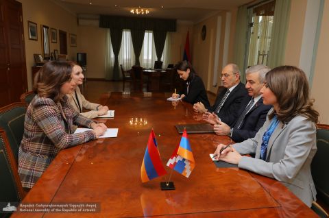Председатель парламента принял заместителя председателя НС Республики Армения и руководителя фракции &quot;Мой Шаг&quot;