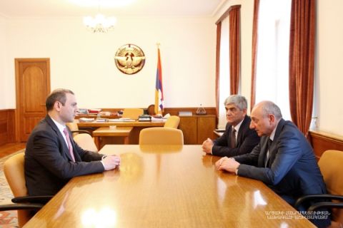 Встреча с секретарем Совета безопасности Армении Арменом Григоряном