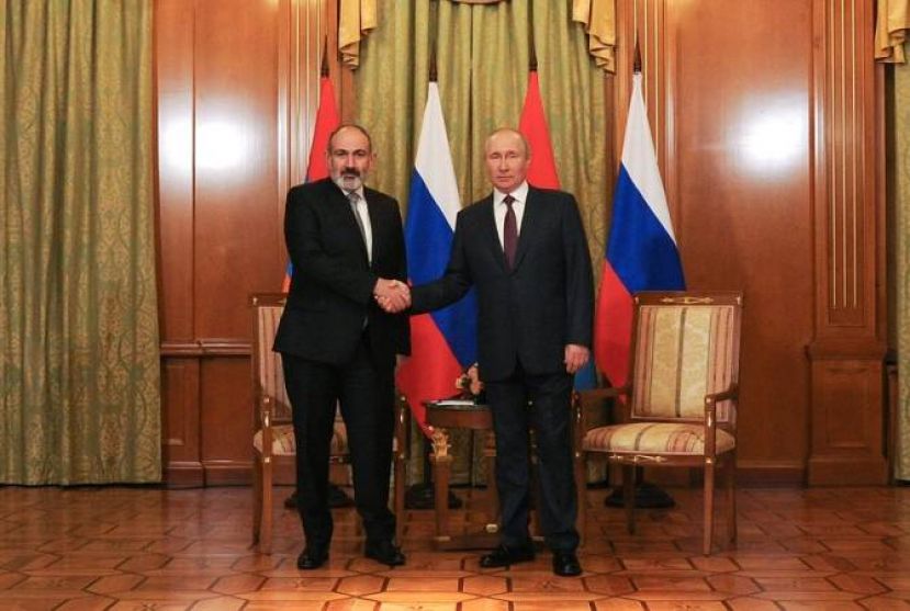 Approaches proposed by Russian draft acceptable to us, Pashinyan tells Putin at Sochi meeting