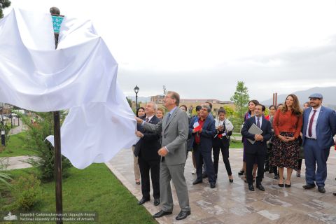 Sign of Friendship between Artsakh and France Settlements Opened in Stepanakert