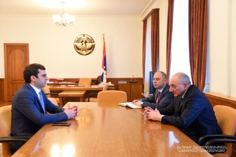 Meeting with minister of high-tech industry of the Republic of Armenia Hakob Arshakyan
