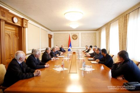 Встреча с делегацией Международного комитета Всеармянских игр