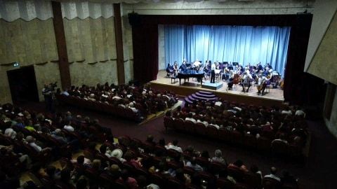 Президент Республики Арцах Бако Саакян присутствовал на концерте Гамбургского академического филармонического оркестра