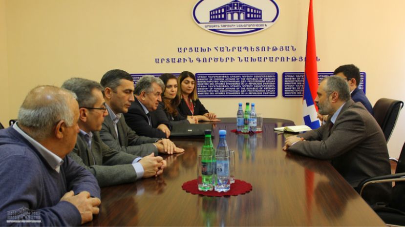Давид Бабаян принял делегацию НАН Республики Армения