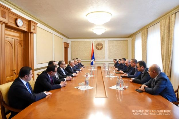 Встреча с делегацией Центробанка Армении во главе с председателем Артуром Джавадяном