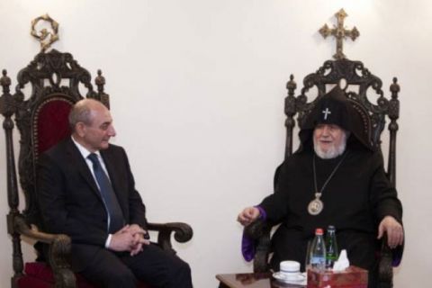 Поздравительное послание Католикосу Всех армян Гарегину Второму